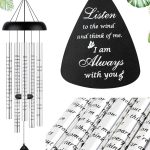 32'' Wind Chimes for Outside - Memorial Wind Chimes for Loss of Mother, Father or Loved One - Bereavement and Condolence Gift