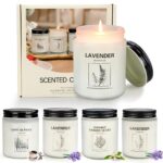 4 Pack Candles for Home Scented Lavender Aromatherapy Candles Gifts Set for Women 28 Oz 240 Hour Long Lasting Soy Candles for Home Birthday Mothers Day Valentine Thanksgiving...