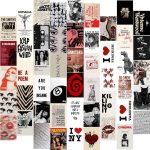 50Pcs Downtown Girl Room Decor, Y2k Wall Art Prints for Bedroom, Coquette Wall Collage Kit for Room Aesthetic, 4"x6" Vintage Photo Collage Kit Pictures , Retro Rockstar Posters...