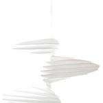 Airflow 17 Hanging Mobile - 12 Inches - High Quality Plastic and Wood Ball - Handmade in Denmark by Flensted