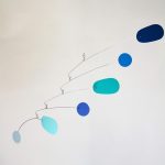 Am I Blue Mobile | Hanging Art Sculpture | Metal Mobile