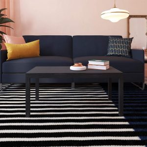 Ameriwood Home Parsons Coffee Table, Black