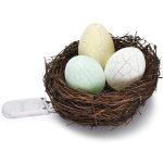 Artificial Bird Nest - Decorative Bird Nests for Shooting Props or Home Decor - Creative Rattan Twig Bird Nest for Garden - Party Favors for Easter and Baby Showers - Easter...