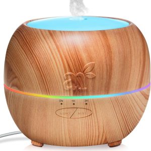 artnaturals Aromatherapy Essential Oil Diffuser – (5.0 Fl Oz / 150ml Tank) – Ultrasonic Aroma Humidifier - Adjustable Mist Mode, Auto Shut-Off – for Home, Office & Bedroom