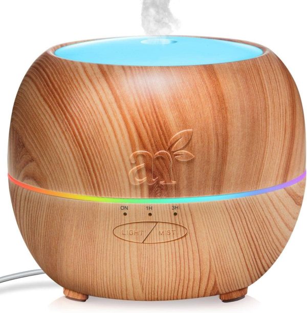 artnaturals Aromatherapy Essential Oil Diffuser – (5.0 Fl Oz / 150ml Tank) – Ultrasonic Aroma Humidifier - Adjustable Mist Mode, Auto Shut-Off – for Home, Office & Bedroom