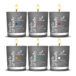 artnaturals Scented Candle Gift Set – (6 x 2 Oz / 60g) - Aromatherapy Set of Fragrance Soy Wax Candles - Made in USA with Essential Oils – for Stress Relief and Relaxation