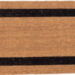 BIRDROCK HOME Coir Doormat - Vinyl Backed, Waterproof, Dirt Trapper, Heavy Duty, for Indoor/Outdoor Entry, Porch, Garage, Black Border, Natural Fade, Mud Catching, Entrance...