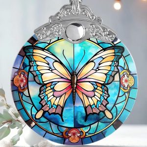 Butterfly Christmas Ornaments, Butterfly Ornaments for Christmas Tree, Butterfly Decorations, Stained Glass Ornaments, Gifts for Butterfly Lovers, Holiday Xmas Gifts Ideas