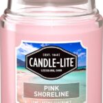 Candle-Lite Everyday Aromatherapy Candle Pink Shoreline Scented, 18 oz