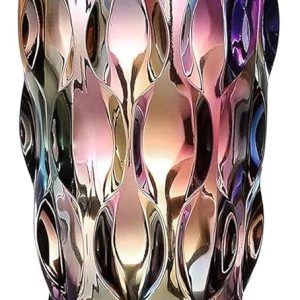 CEMABT Glass Vases for Flowers，Thickened 3.4 lb Morden vases for Tables Centerpieces, vase for Home Decor, Crystal,Colorful and Clear Rose Large Vases Christmas Day Gifts(Heavy...