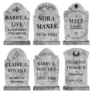 Cemetery Halloween Decorations Outdoor Tombstones: 6ct Large Realistic Halloween Graveyard Tombstone Yard Signs with Stakes, 17" Vintage Gravestones, Waterproof Lawn Decor...