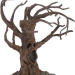 Department 56 Resin Halloween Accessories for Village Collections Stormy Night Tree Figurine, 5.91, Brown