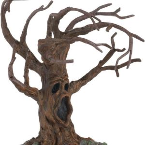 Department 56 Resin Halloween Accessories for Village Collections Stormy Night Tree Figurine, 5.91, Brown