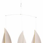 Dinghy Regatta/3 Hanging Mobile - 15 Inches - High Quality Beech Wood - Handmade in Denmark by Flensted