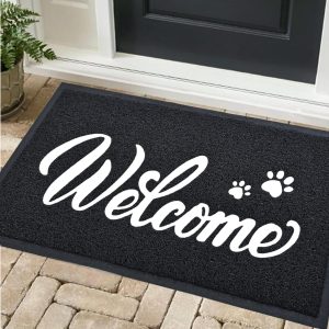 Door Mat Welcome, Outdoor/Indoor Heavy Duty Non Slip Doormat for Front Door Entance, Outside Door Mats for Home Entry Floor, Easy to Clean, Waterpoof Doormats, 30"x17.5",...