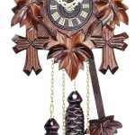 Engstler Quartz Cuckoo Clock 5-Leaves, Bird, Size: 8 inch, EN 522 Q