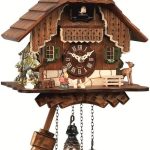 Engstler Quartz Cuckoo Clock Black Forest House EN 429 Q