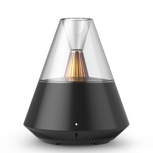 Essential Oil Diffuser,Aroma Diffusers for Home,Bedroom,Bathroom,Small Room,USB Powered 150ml Work 6-12 Hours,Waterless Auto Off, with Ambient Light and Remote, Black