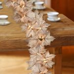 Fall Decor - 2 Pack Fall Garland with Lights - 8.2Ft Autumn Maples Leaf lighted Garland - Thanksgiving Mantle Fireplace Farmhouse Harvest Decorations for Home Porch Table...