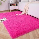 Foxmas Soft Fluffy Area Rugs for Bedroom Kids Room Plush Shaggy Nursery Rug Furry Throw Carpets for Boys Girls, College Dorm Fuzzy Rugs Living Room Home Decorate Rug, 4ft x 6ft,...