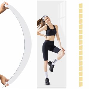 Full Length Mirror，Acrylic Wall Mirror，Explosion-Proof shatterproof Soft Mirror，Long Mirrors for Bedroom Closet，Suitable for Your Living Room, Door,Home Gym (Lagre Size...