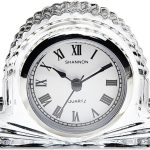 Godinger Mantle Clock, Desk Clock, Tabletop Clock, Office Clock, Crystal Clock