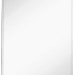 Hamilton Hills 22x30 inch Frameless Rectangular Mirror | Large Polished Glass Ultra Thin, Lightweight Vanity Mirror | Beveled Bathroom Mirrors for Wall | Hanging Horizontally or...