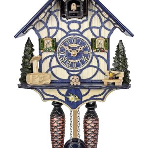 HerrZeit by Adolf Herr Quartz Cuckoo Clock - Magic Blue AH 34 QM