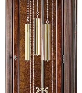 Howard Miller Hinchman Floor Clock II 549-051 – Lightly Distressed Hampton Cherry Grandfather Home Decor with Quartz, Triple-Chime Movement