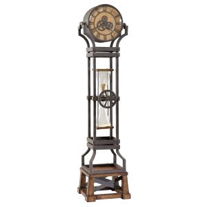 Howard Miller Pace Floor Clock II 549-109 – Aged Iron Finish Metal Frame