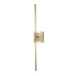 JONATHAN Y JYL7022B Makena 28" Dimmable Integrated LED Metal Wall Sconce, Minimalistic,Modern,Contemporary 3000K LED Bulbs for Bedroom, Living Room, Bathroom Hallway, Gold