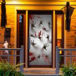 JOYIN Halloween Haunted House Decoration Window Door Cover Zombie Hands Indoor Outdoor Decoration (72X30 Inches), Window and Wall Cover Indoor Outdoor Decoration