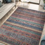 Keen Home Design Machine Washable Area Rugs with Non-Slip Backing, Ideal for Hallway, Living Room, Bedroom, Kitchen and Laundry Room, Vintage Moroccan and Low Pile Rug - (5' x 7')