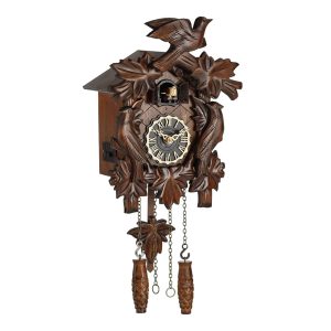 Kintrot Antique Cuckoo Clock Tranditional Handcrafted Black Forest Wooden Wall Clock