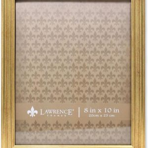 Lawrence Frames 536280 Sutter Gold 8x10 Picture Frame