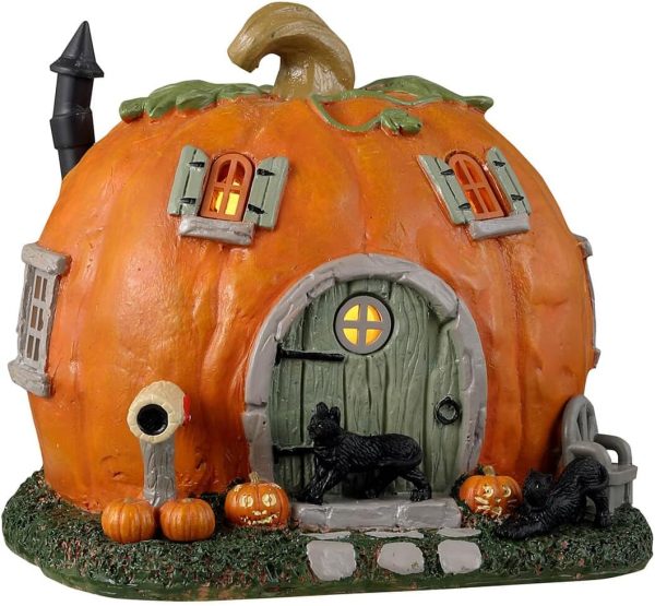 Lemax Pumpkin Cottage, AC Adaptable #34082