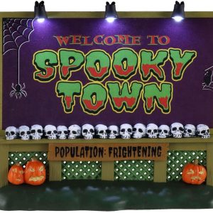 Lemax Spookytown Sign, Battery Operated (4.5V) #04710