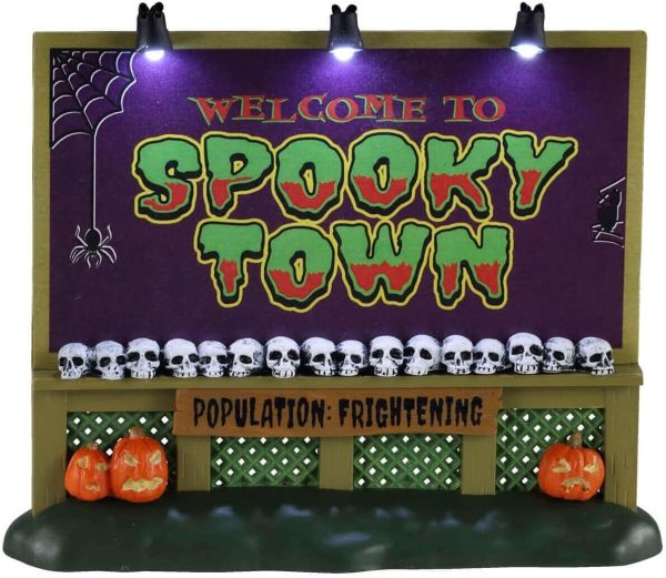 Lemax Spookytown Sign, Battery Operated (4.5V) #04710