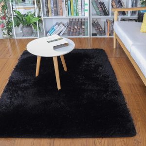 Merelax Soft Modern Indoor Shaggy Area Rug for Bedroom Livingroom Dorm Kids Room Home Decorative, Non-Slip Plush Fluffy Furry Fur Rugs Comfy Nursery Accent Floor Carpet 2x3...