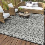 MontVoo-Outdoor Rug Carpet Waterproof 5x8 ft Reversible Patio Rug RV Camping Rug-Plastic Straw Rug Outside Indoor Outdoor Area Rug for Patio Deck Balcony Picnic Beach Outdoor...