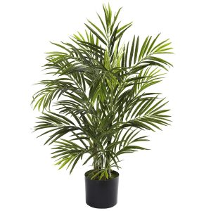 Nearly Natural 2.5ft. UV Resistant Artificial Areca Palm Tree (Indoor/Outdoor)