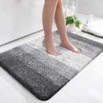 OLANLY Bathroom Rug Mat 36x24, Extra Soft and Absorbent Microfiber Bath Rugs, Non-Slip Plush Shaggy Bath Carpet, Machine Wash Dry, Bath Mats for Bathroom Floor, Tub and Shower,...