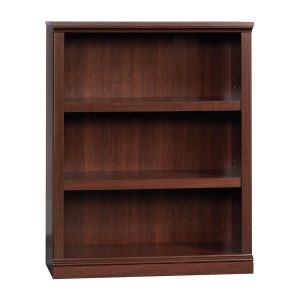 Sauder Miscellaneous Storage 3-Shelf Bookcase/ Book shelf, Select Cherry finish