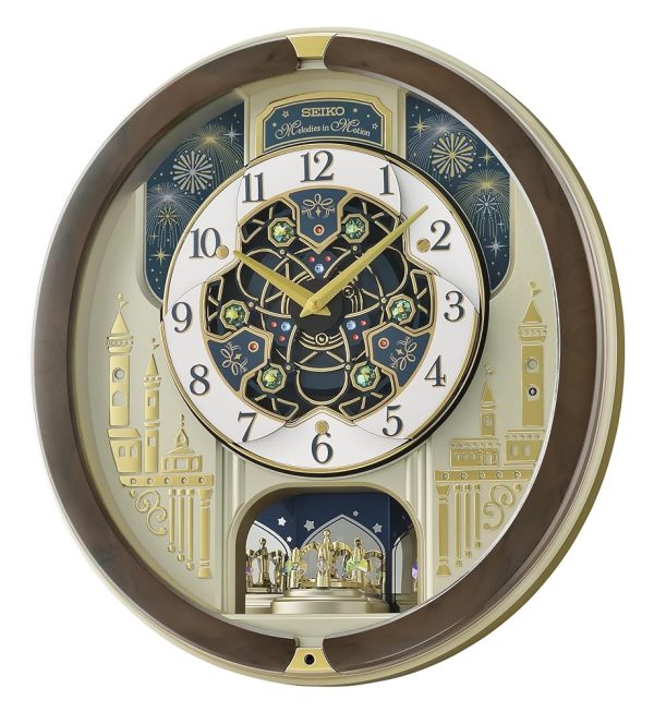 SEIKO Melodies in Motion Musical Wall Clock, Festival