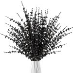 Sggvecsy 10 Pcs 29.5’’ Long Artificial Jasmine Flowers Tall Fake Flower Bouquet Faux Jasmine Plants Dry Branches for Home Halloween Wedding Floral Arrangement Table Centerpiece...