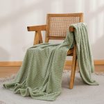 Simple&Opulence Sage Green Throw Blanket for Couch-Super Soft Fluffy Blankets for Women 50x70 Inches Cozy Lightweight Fleece Blanket for Home Decor