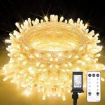 suddus Led String Lights,33FT 100 Led Fairy Lights Plug in,Christmas Lights for Bedroom, Home, Yard, Door, Room,Classroom Decorations Warm White