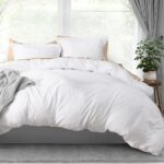 Utopia Bedding Duvet Cover King Size - 1 Duvet Cover with 2 Pillow Shams - 3 Pieces Bedding Duvet Cover with Zipper Closure - Soft Brushed Microfiber, 104 X 90 Inches (King, White)