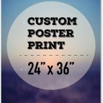 wall26 Custom Poster Prints - Upload Your Image/Photo, Personalized Photo to Poster Printing, Durable and Waterproof, Home Decor Wall Art Prints - 24x36 inches