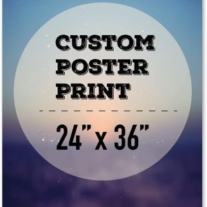 wall26 Custom Poster Prints - Upload Your Image/Photo, Personalized Photo to Poster Printing, Durable and Waterproof, Home Decor Wall Art Prints - 24x36 inches